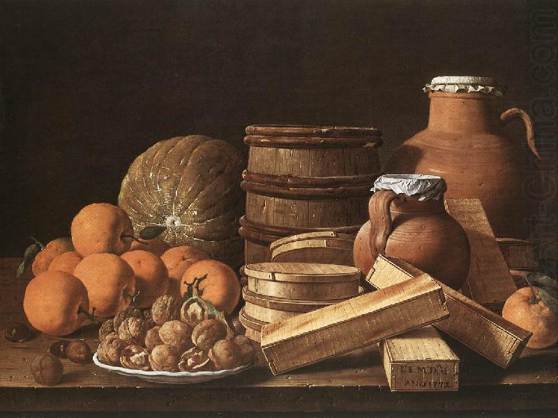 MELeNDEZ, Luis Still Life with Oranges and Walnuts ag china oil painting image
